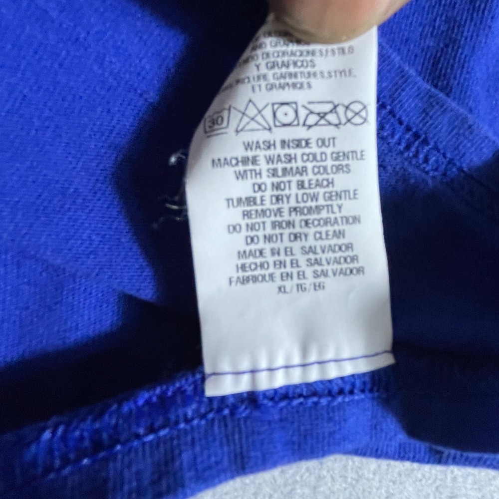 Majestic Durham Bulls MiLB Graphic T-Shirt Mens XL Royal Blue Baseball Tee - Picture 7 of 7